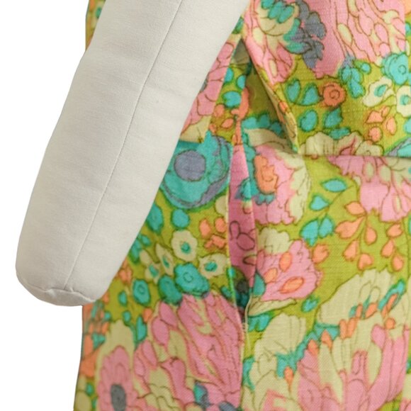 Vintage 1960's Floral Print Two Piece Dress - Designer Unknown - Picture 13 of 13